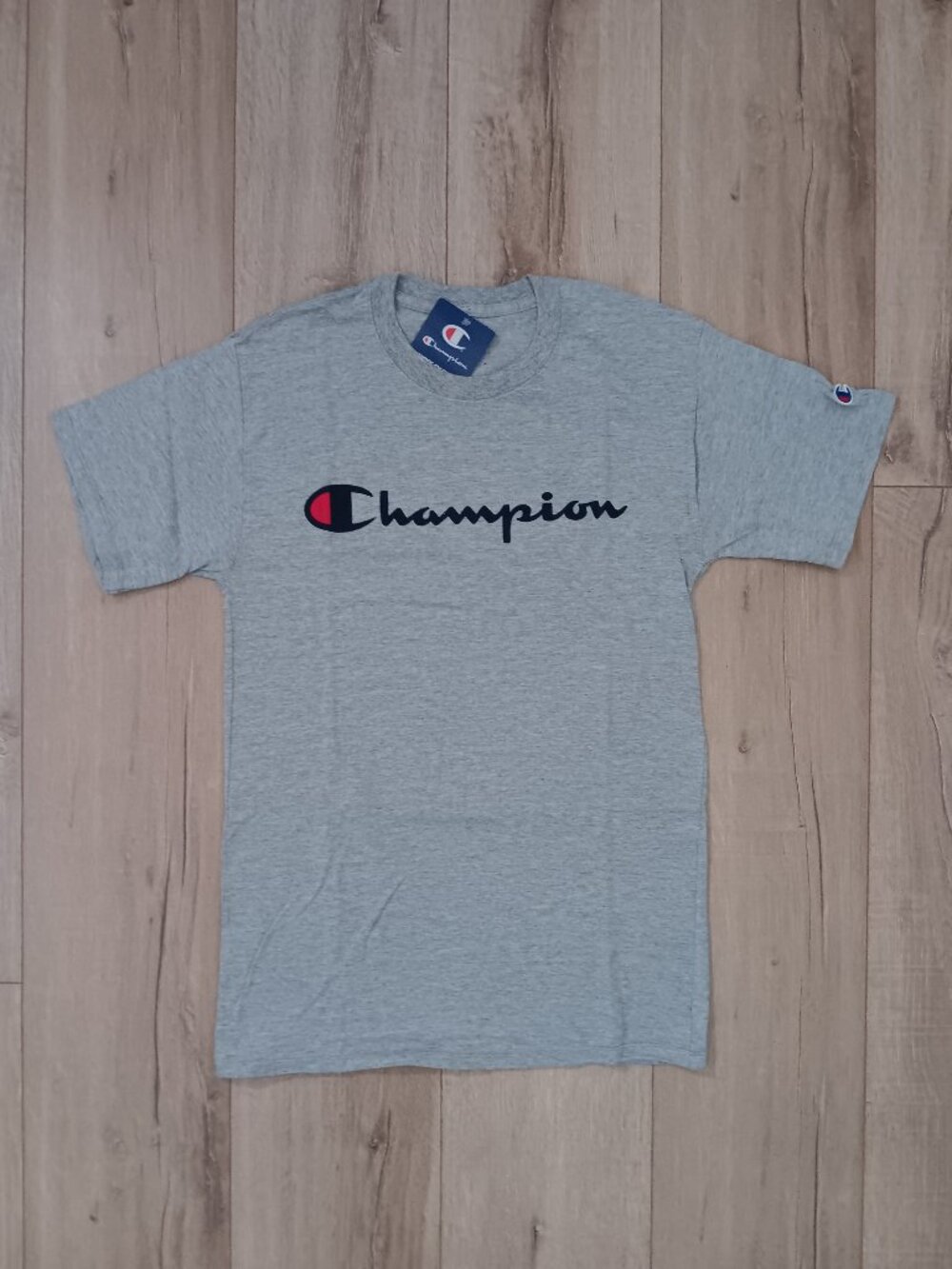🔥4 for $20🔥Champion Men S Classic Graphic T-Shirt Grey Tee Small